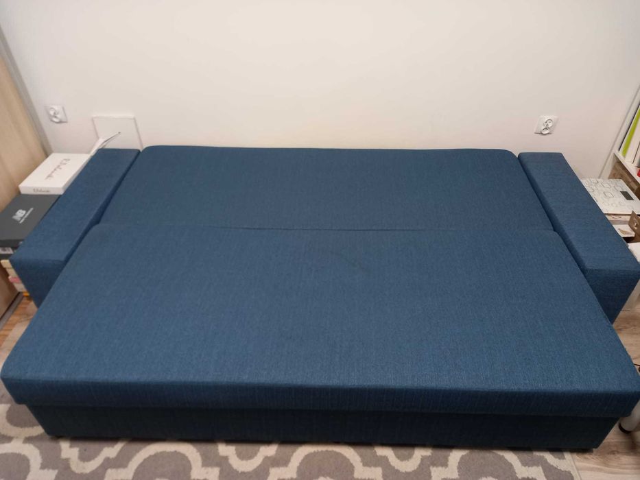 Sofa rozkładana grnatowa