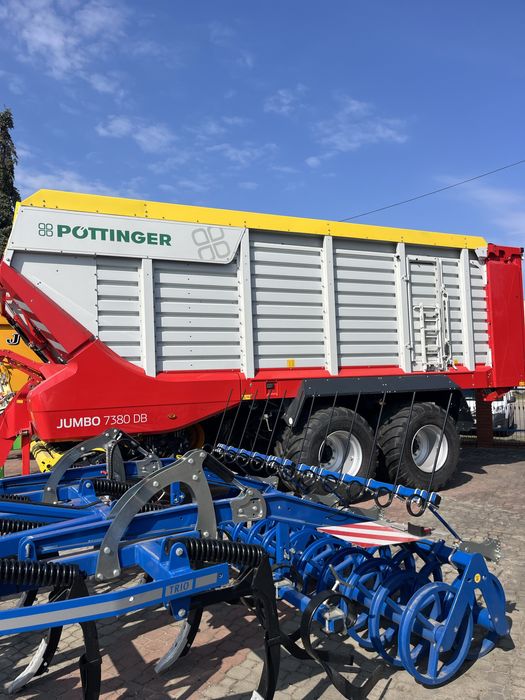Zbiór traw nową przyczepa samozbierającą Pottinger Jumbo
