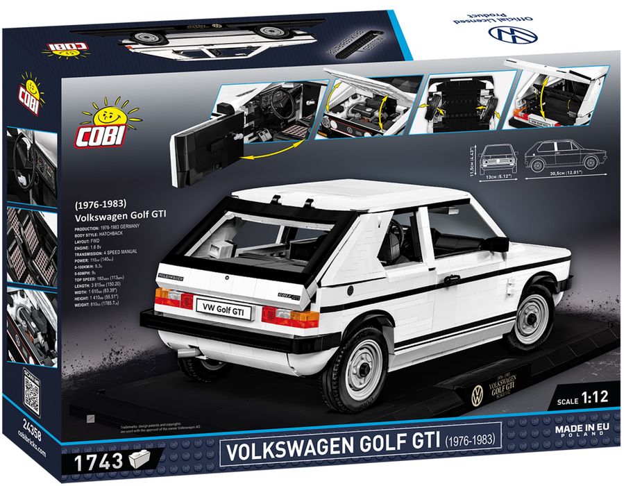 Klocki COBI 24358  samochód Volkswagen Golf GTI
