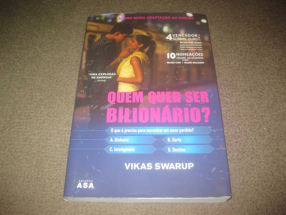 Livro "Quem Quer Ser Bilionário" de Vikas Swarup