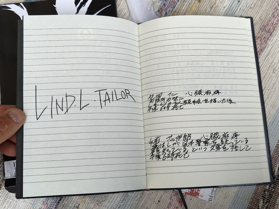 Conjunto tematico inspirado serie Death Note