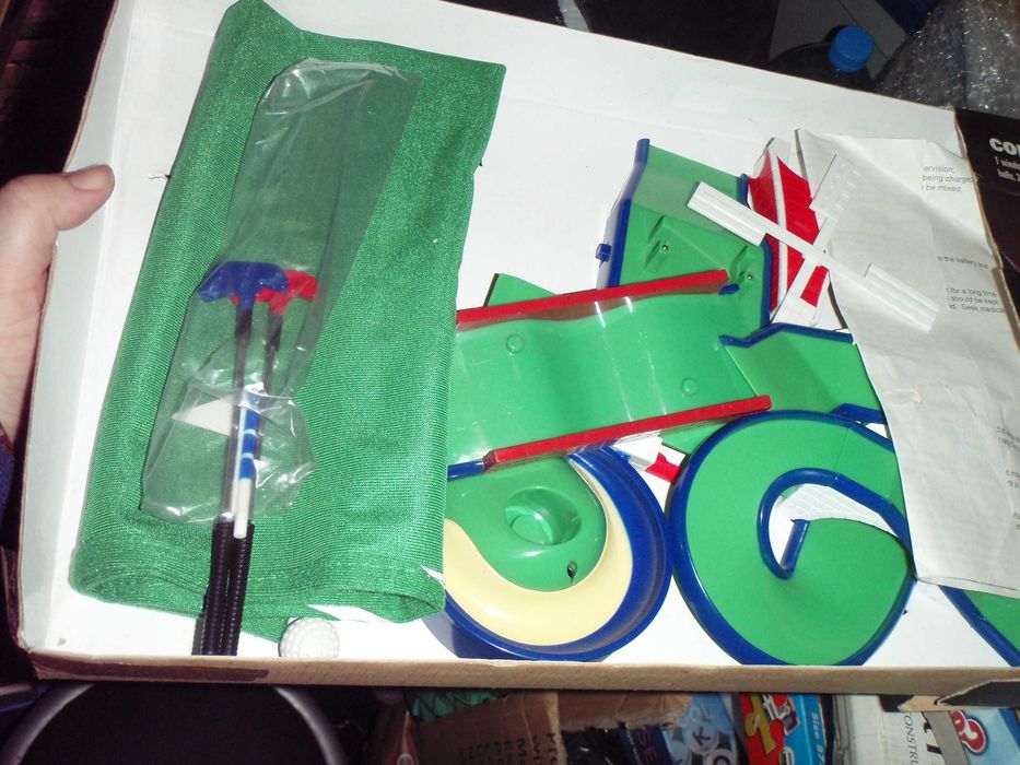 DESKOP GOLF - mini golf, dołek +6 przeszkód, wersja domowa nowa gra