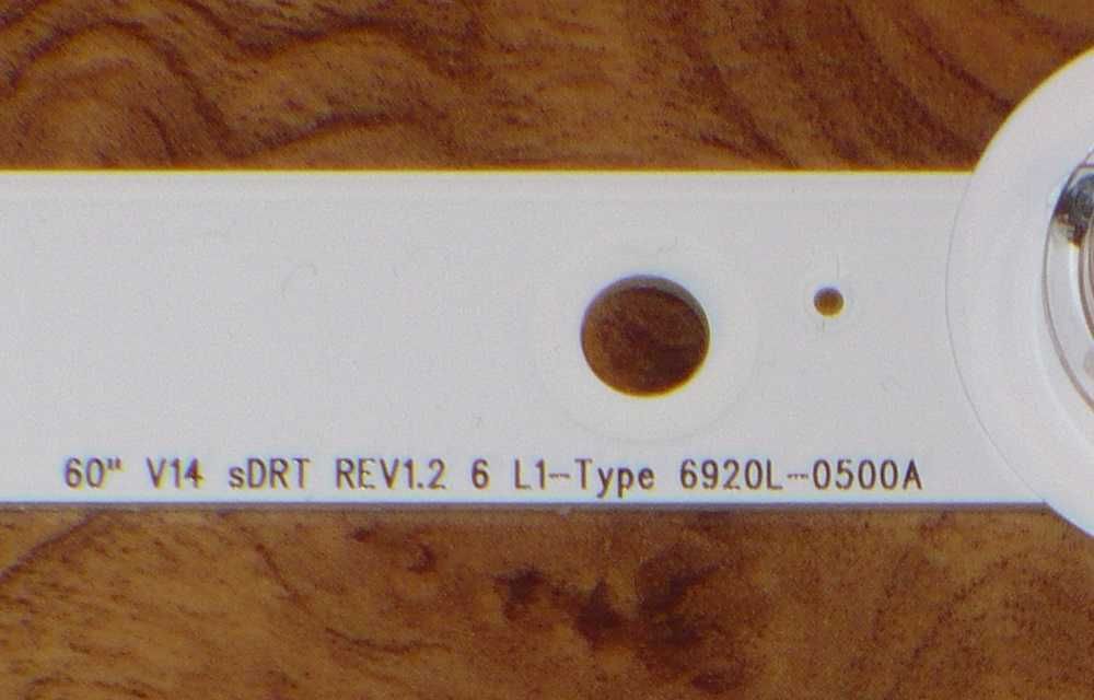 Listwy LED 6920L-0500A 0501A 6920L-0502A 0503A - Podśw. TV LG 60LB730V