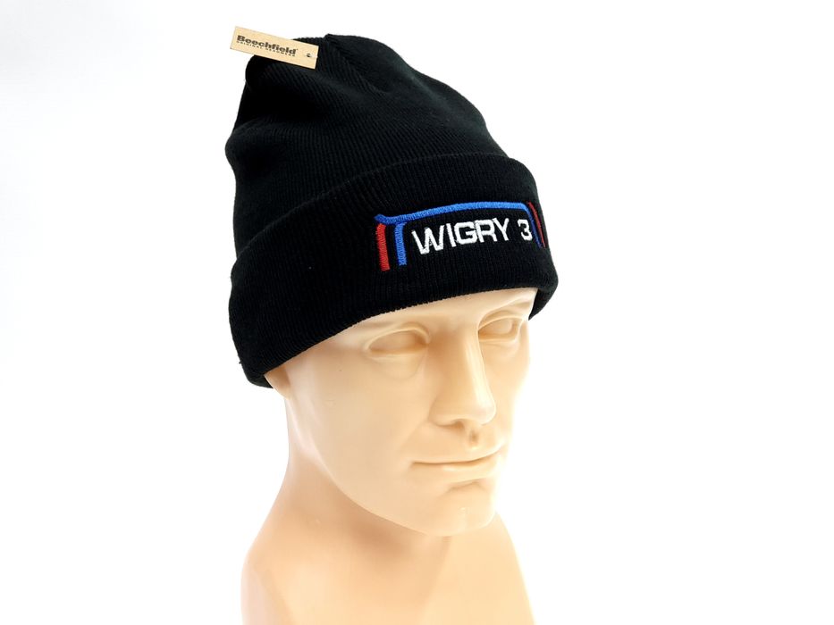 NOWA Czapka Wigry 3 Romet ZZR PRL zimowa czarna unisex