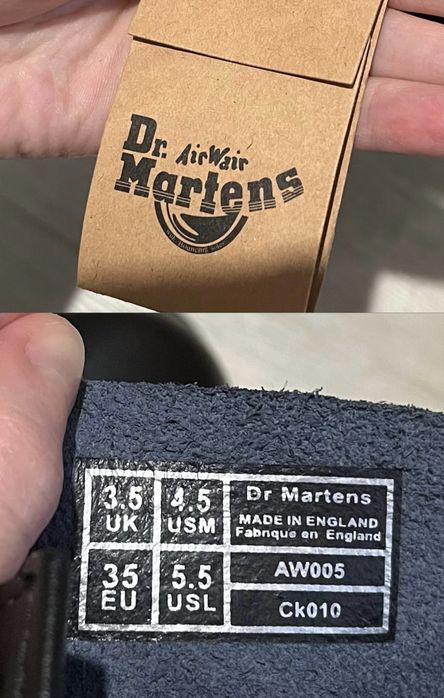 Новые натур. кожаные ботинки Dr. Martens