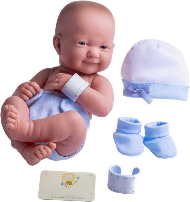 Реалістичний пупс La Newborn Nursery 8 Piece Layette Baby Doll JC Toys