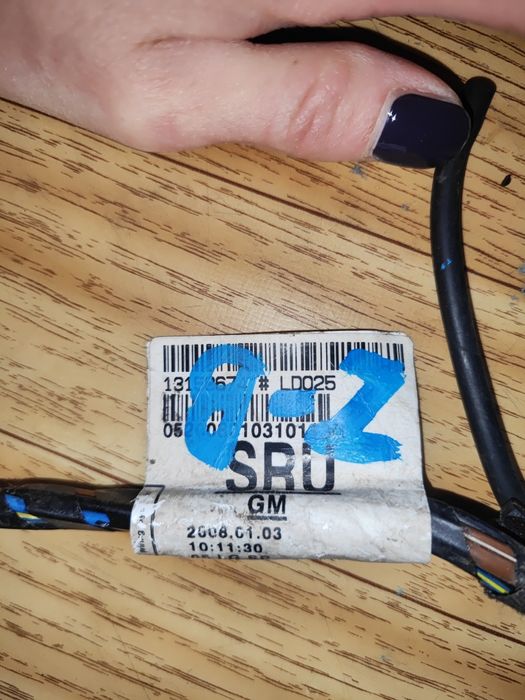 Wiązka klapy tył Opel Zafira b