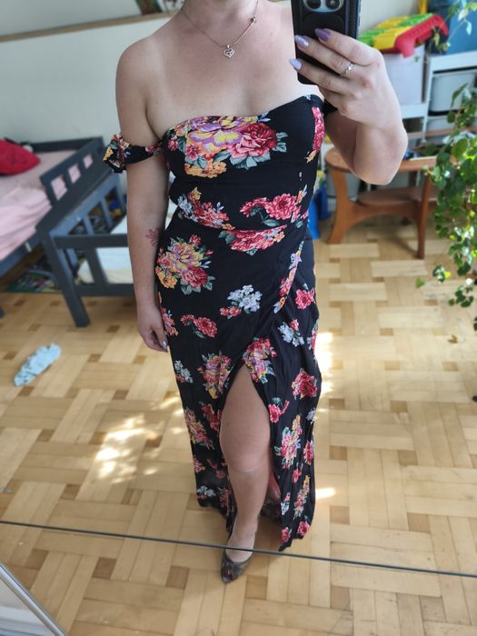 Sukienka maxi S czarna