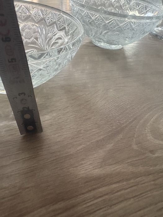 Szklane miseczki 4szt + puchar