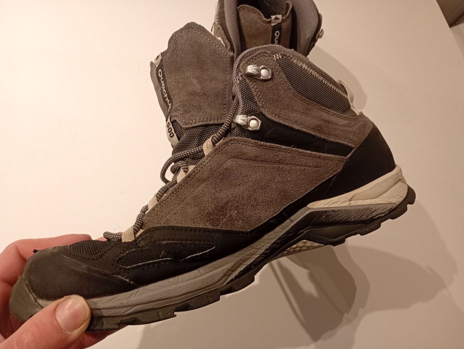 Buty trekkingowe lQuechua Mh500 Mid Wtp Męskie Szary rozmiar 47