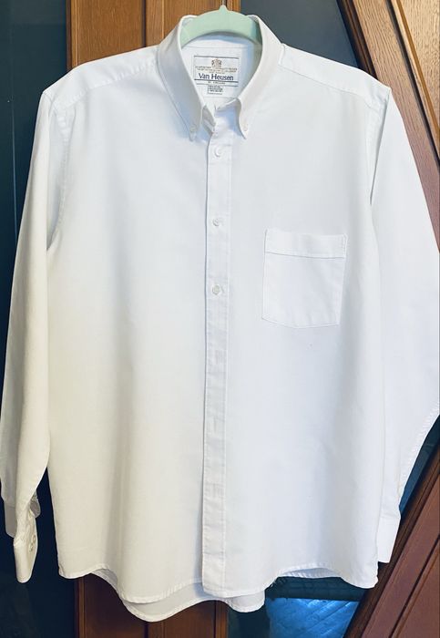 Біла сорочка Van Heusen р. 16,5 ( L ) рубашка 40