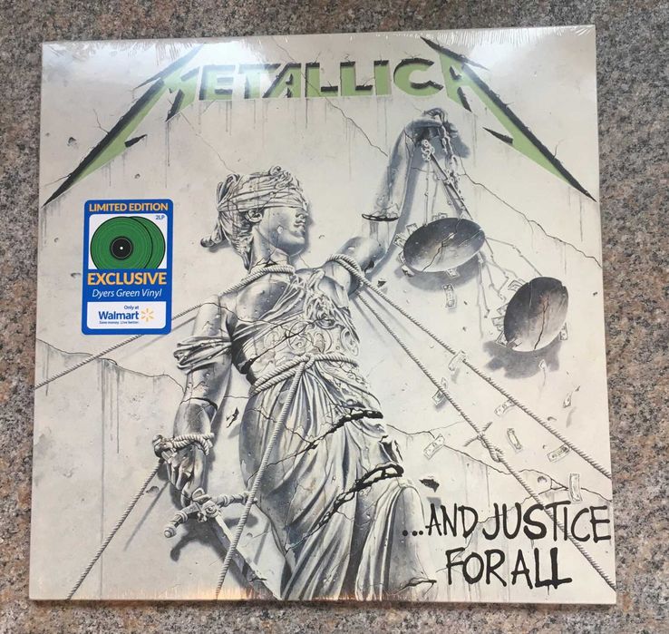 Metallica ...And Justice For All 2LP Walmart Exclusive Green Winyl