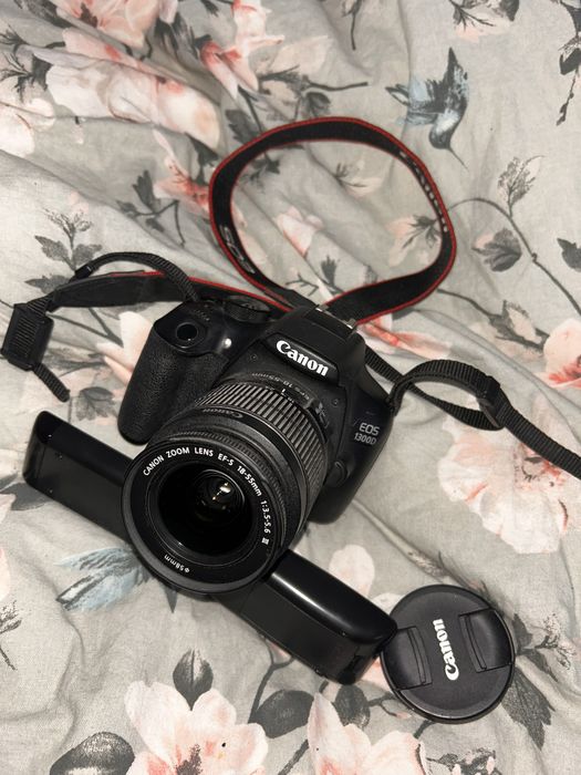 Canon EOS 1300D + EF-S 18-55mm III | Stan idealny | Komplet + Torba