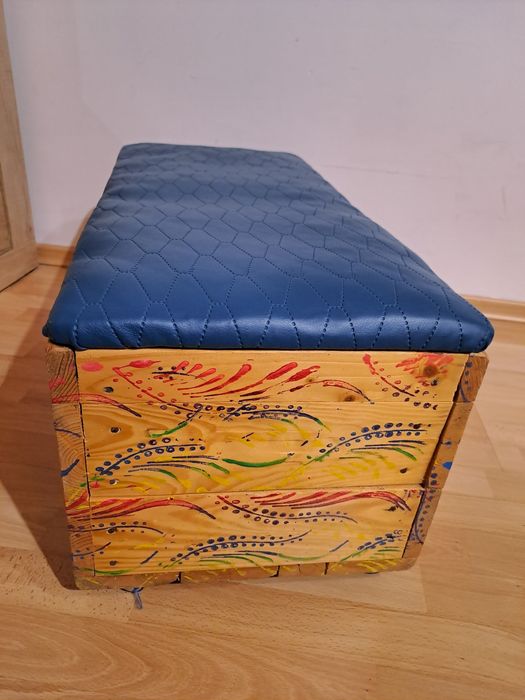 Pufa skrzynia schowek siedzisko