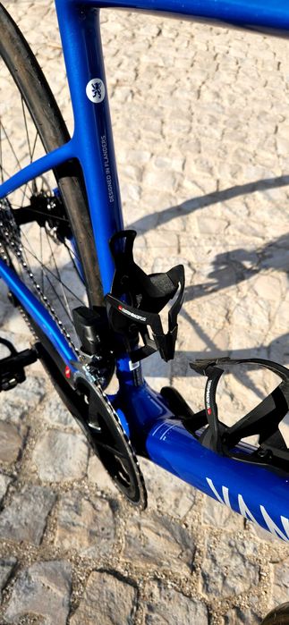 Bicicleta estrada, van rysel, carbono, sram rival 2x12, travão eletronico