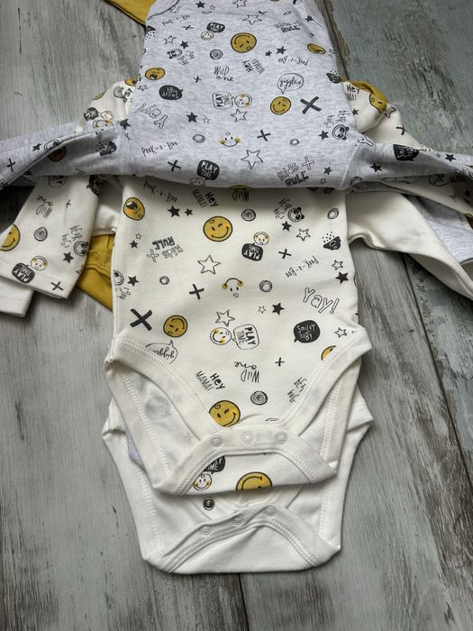 Набір бодіків 5 шт  3 місяці 62 см