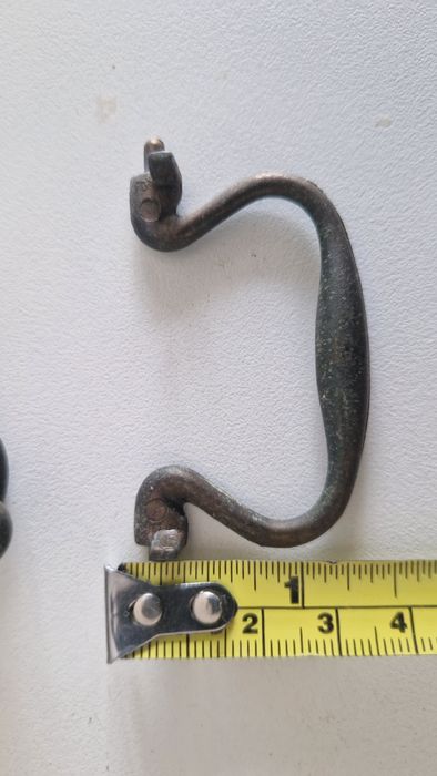 6 puxadores antigos para gavetas