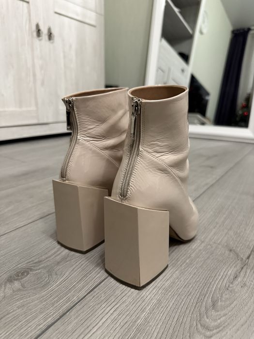 Ботильони, черевики, сапожки 39р. шкіряні