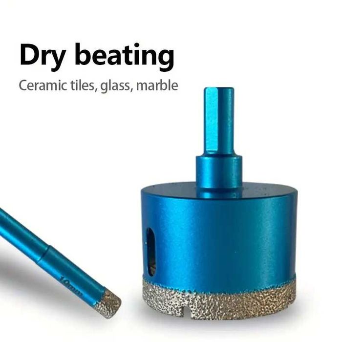 F1215 9 brocas diamante vidro cerâmica mármore granito 6 A 50 mm