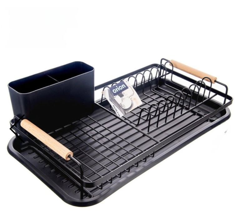 Suszarka na naczynia - wąska czarna