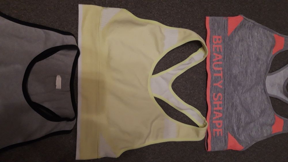 Stanik,  Sportowy top do fitnesu r.M