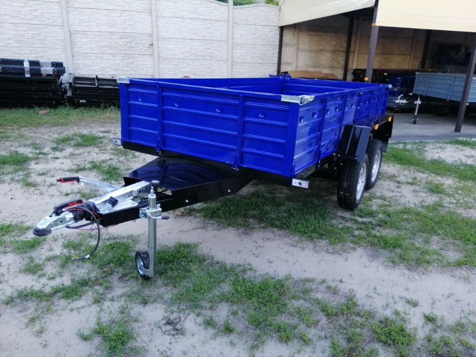 Двухосний причеп з гальмами і без в Запоріжжі для легкових авто. Прицеп с доставкою