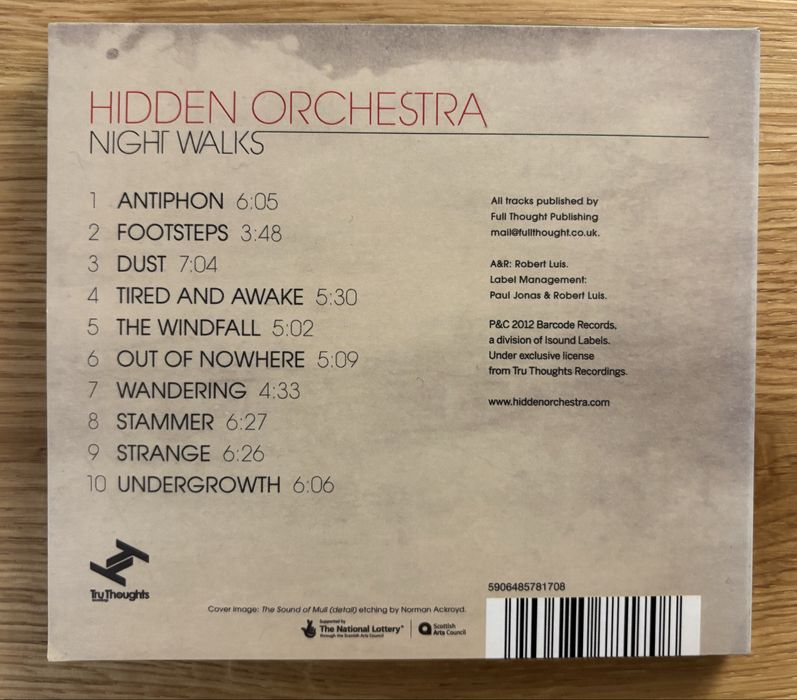 Hidden Orchestra „Night Walks” CD