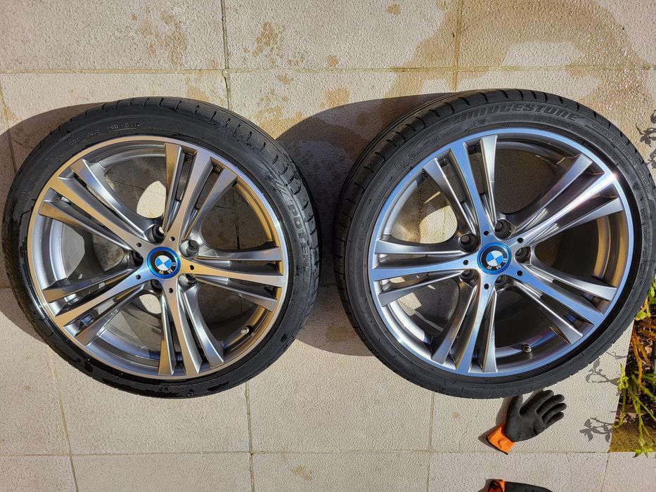 Jantes originais BMW 19" Orbit  Grey com bridgestone Potenza