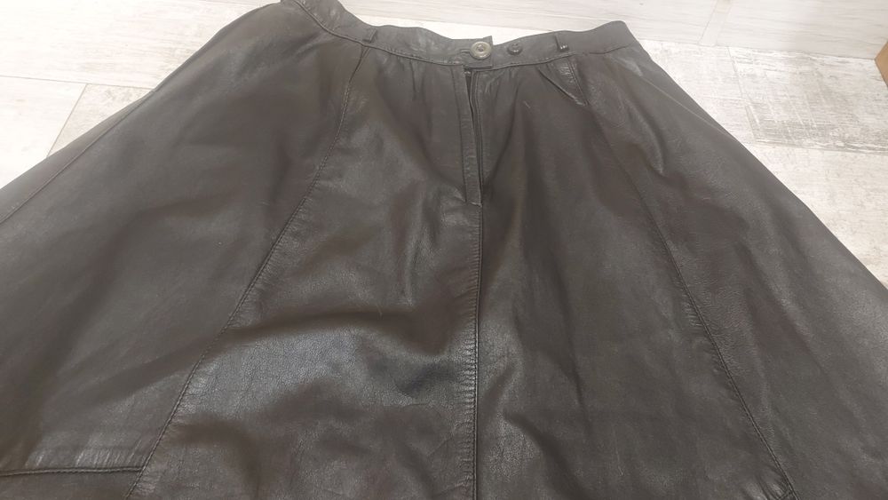 Шкіряна юбка тетянку