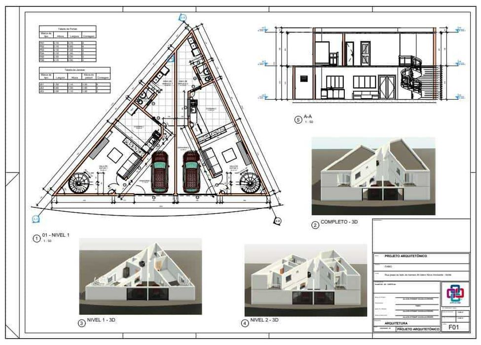 Projeto de arquitetura + 3D — por 2,00 € / m²
