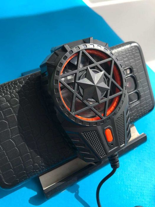 Ігрові навушники для телефону з мікрофоном та кулер для телефону