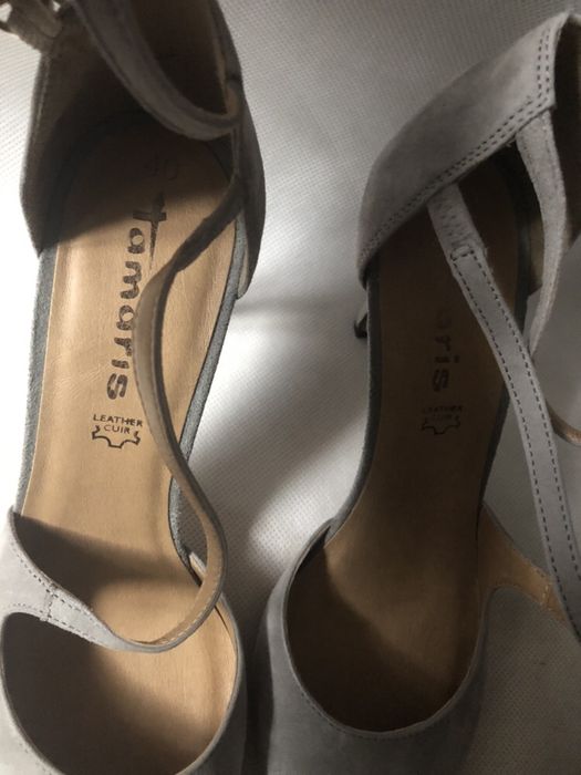 Szpilki skórzane Tamaris roz 40