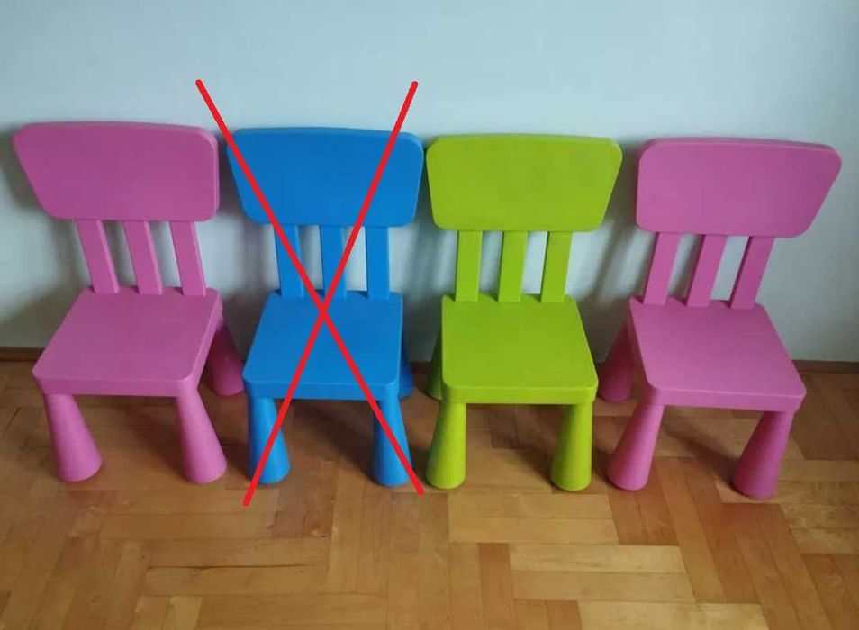Sprzedam krzesełka dla dzieci Ikea Mammut