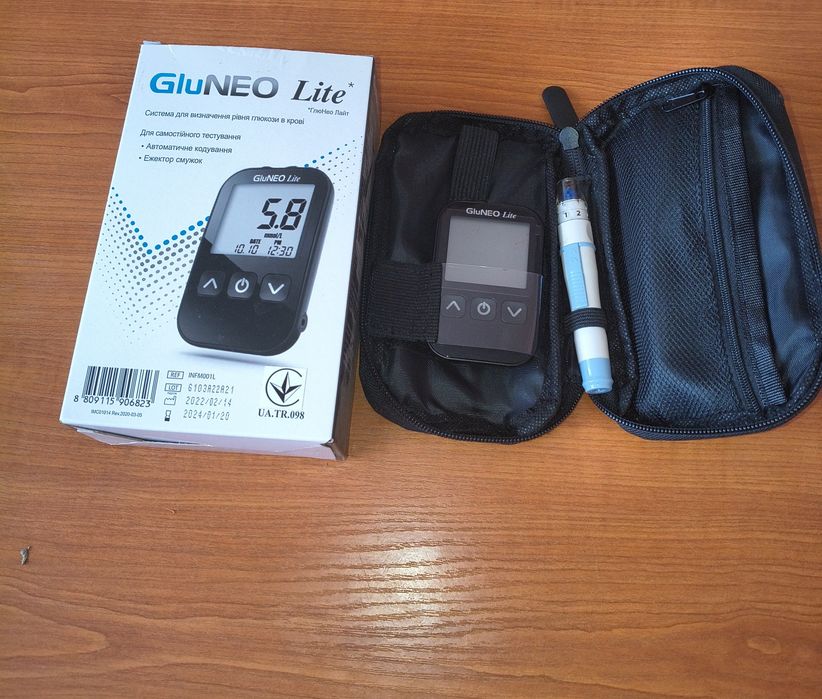 Продам глюкометр Glueneo Lite.
