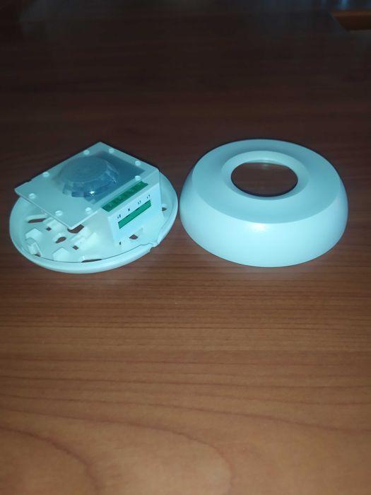 Detector de presença de teto branco embutido, 360 graus,