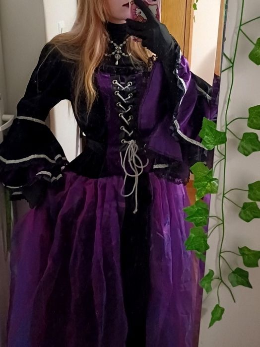 sukienka goth/ fantasy