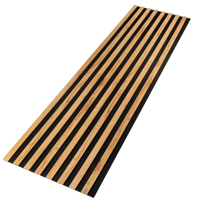 Lamele ścienne na czarnym filcu 260cm x 54 cm Dąb Sonoma, Craft i inne