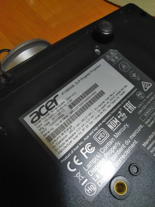 Projektor Acer QWX1414 P1385WB