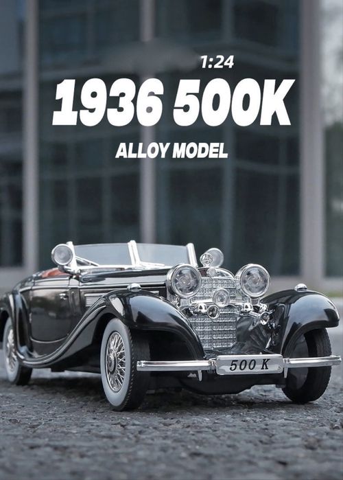 Модель автомобіля Mercedes-Benz 500K  Roadster 1936р.  звук світло