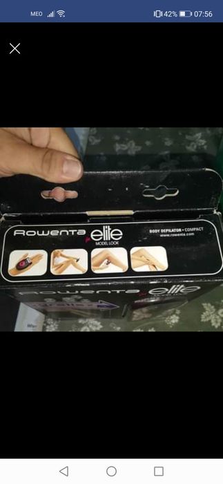 Rowenta Depiladora nunca usada, caixa fechada na embalagem