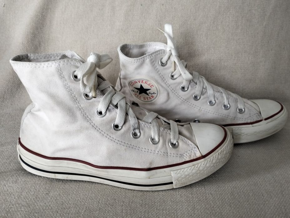 Białe Converse r. 38 24.5cm długie