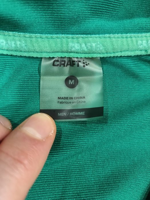 Męska bluza sportowa roz. M Craft Progress Halfzip LS Tee