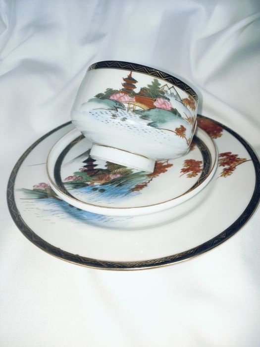 Japońska porcelana Kutani