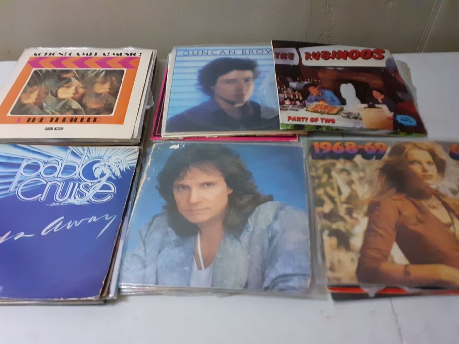 Discos em vinil LP.