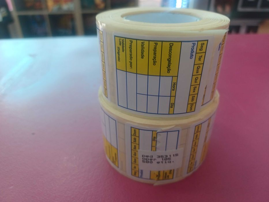 Autocolantes de preparação para restauração