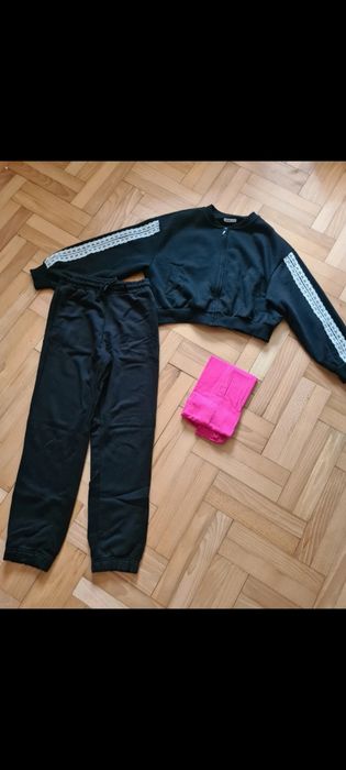 Dres czarny sinsay xs lub 164 +gratis koszulka