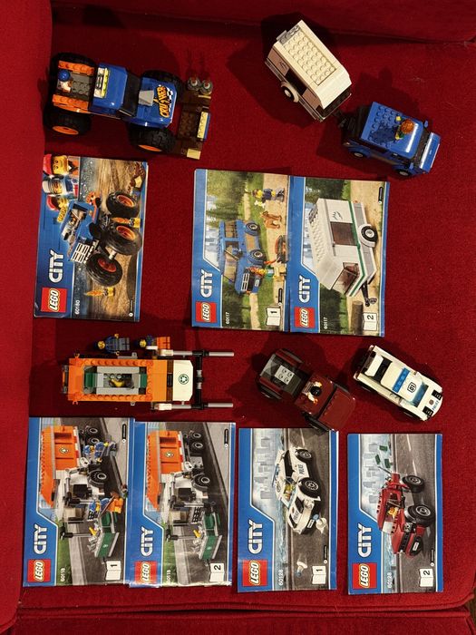 Lego 60117, 60118, 60128, 60180