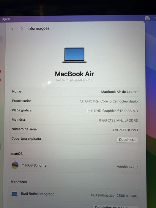 Macbook Air 2019