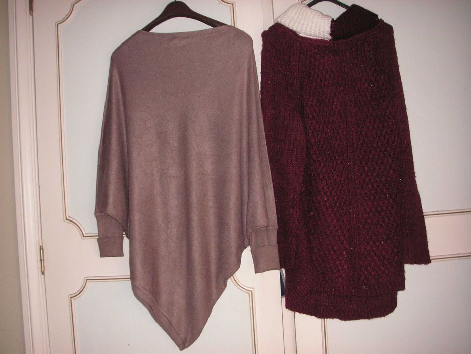 Vestido de Malha Cinzento Modalfa e Yessica da C&A