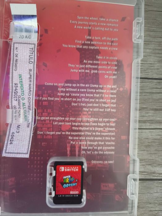 Jogo nintendo switch super Mario odyssey